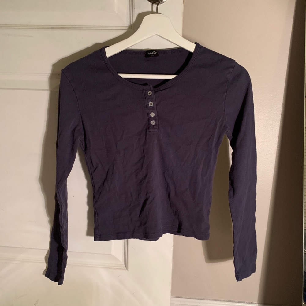 ❤️Brandy Melville❤️Blue long sleeve